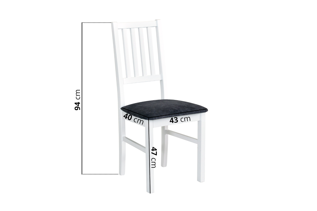Krzesło NILO 7 biały / 20B