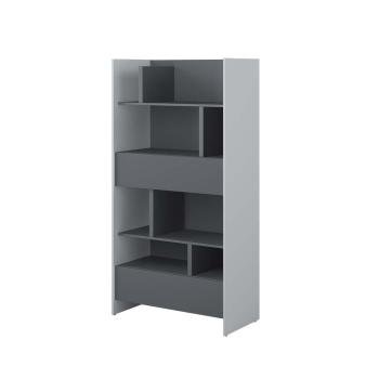 Regał 92x178 szary/grafit BED CONCEPT BC28