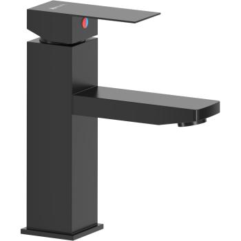 Bateria umywalkowa niska GABI 02 czarny mat