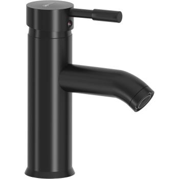 Bateria umywalkowa niska LOME 02 czarny mat