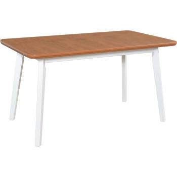 Stół OSLO 7 80x140/180 okleina dębowa / biały