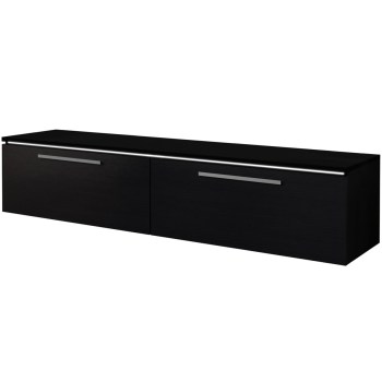 Komoda RTV AMBER AM41 czarny / dąb alpin